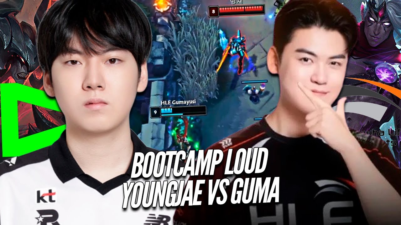 LOUD YOUNGJAE vs HLE GUMAYUSI - BOOTCAMP LOUD na SOLOQ KR