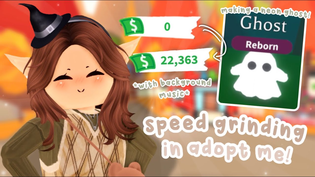 Speed Grinding In Adopt Me! ✨💸 | Making A NEON GHOST! 👻
