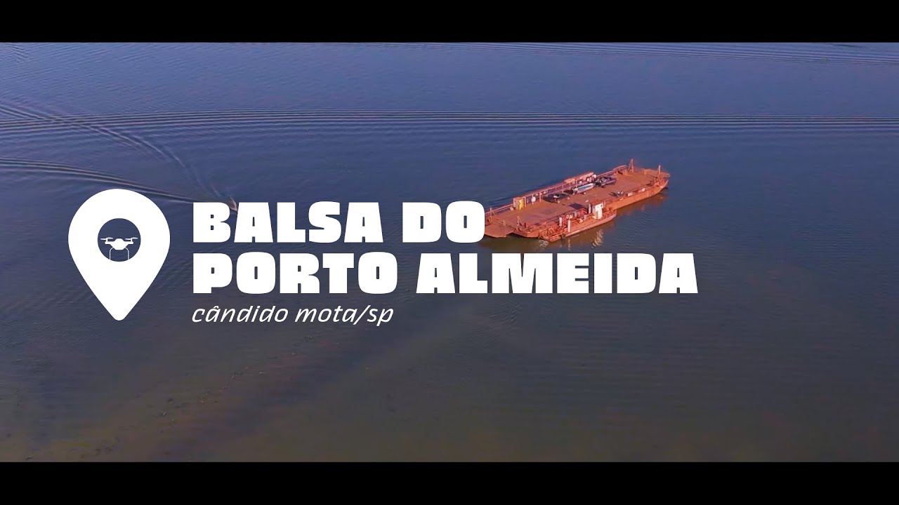 Balsa do Porto Almeida, em Cândido Mota/SP