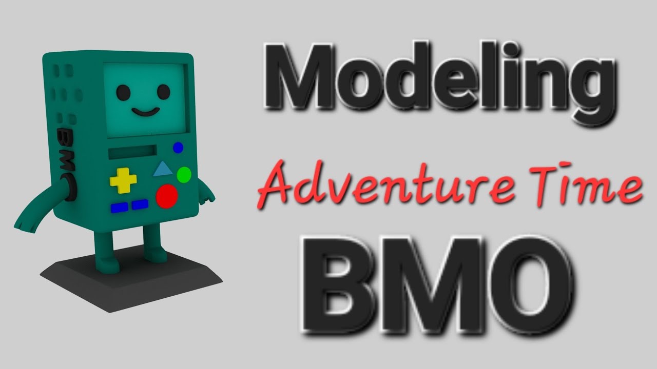 Modeling BMO from Adventure Time #adventuretime #BMO #3dart #3dmodeling #3d #trending #viral #maya