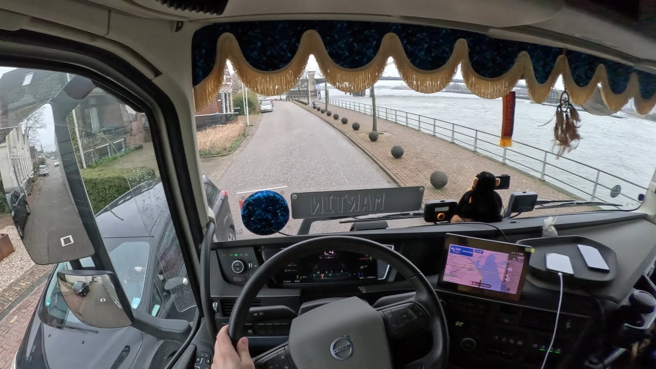 Relaxing ASMR Truck Driving Through the Netherlands