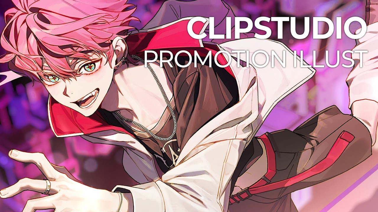 클립스튜디오 프로모션 스피드페인팅 SPEED PAINTING | 외주 일러스트 작업 과정