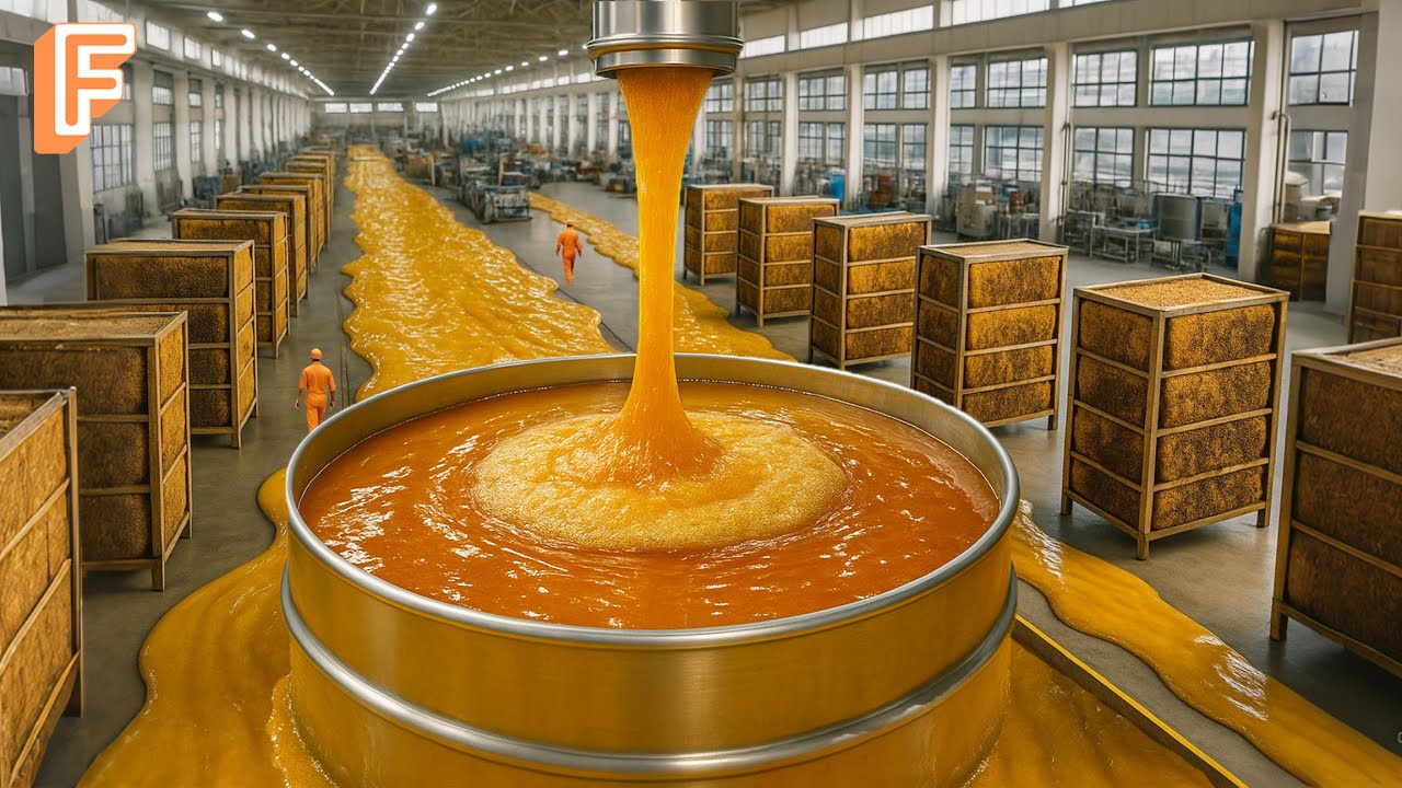 How Millions of Gallons of Honey Are Made Inside Massive Production Line