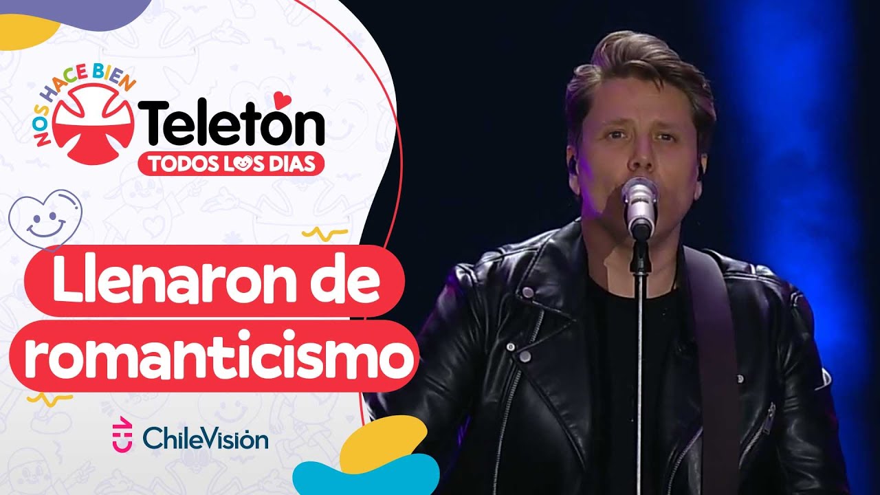 Andrés de León, Daniela Castillo y Paolo Meneguzzi llenaron de romanticismo la Teletón 2023