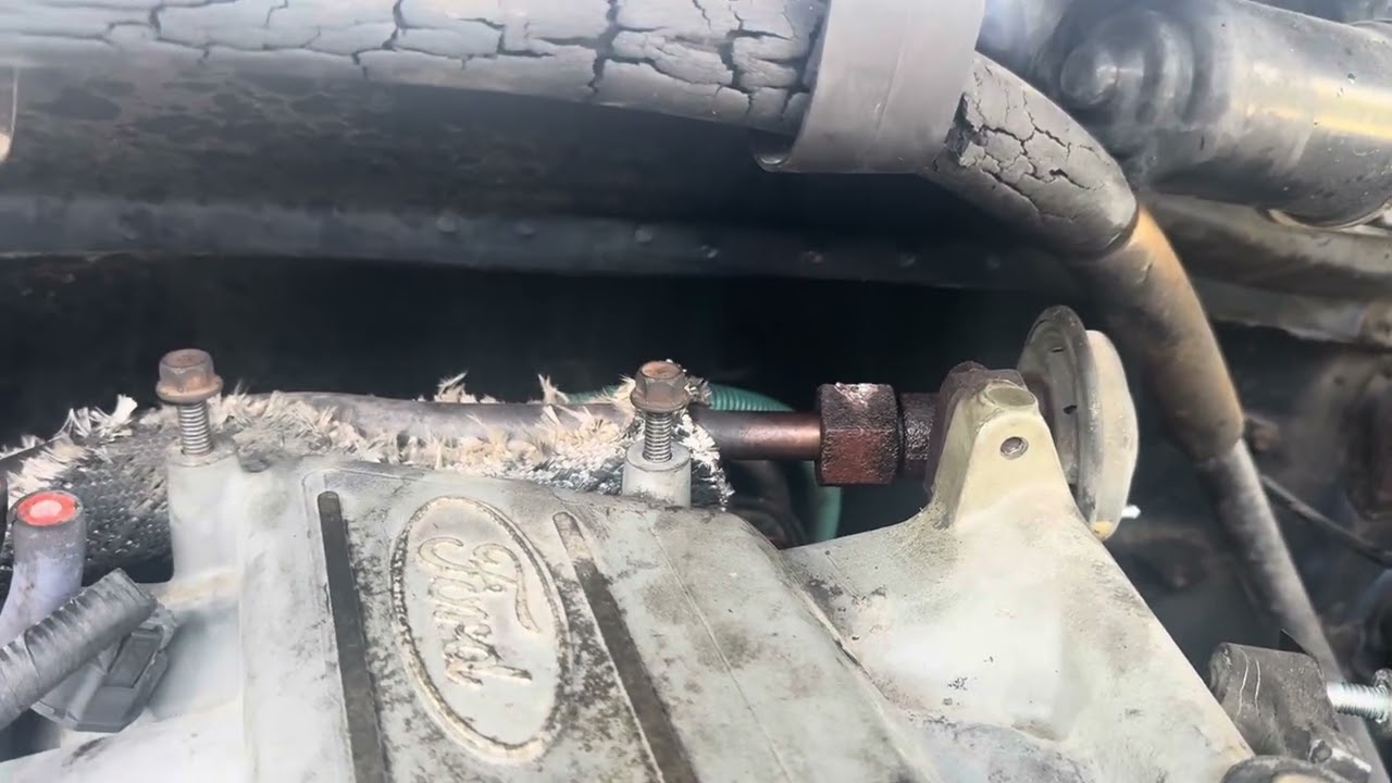 Ford 4.9 tear down part 1 and EGR tube removal 