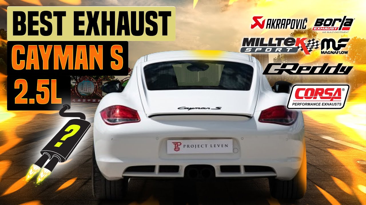Porsche Cayman S Exhaust Sound 2.5L 🔥 Turbo,Upgrade,Stock,Straight Pipe,Review,Mods,AWE,iPe,Remus+