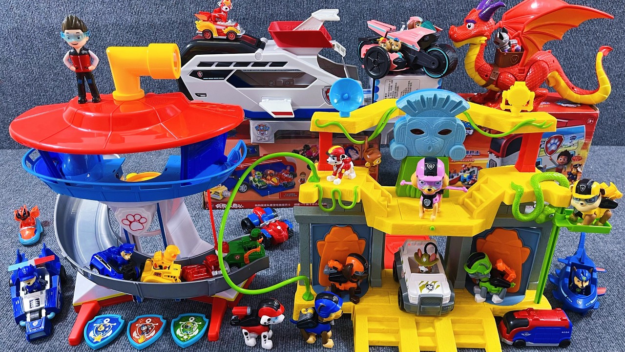11 Minutes Satisfying with Unboxing Super Cool Paw Patrol Toys Collection Review | ASMR