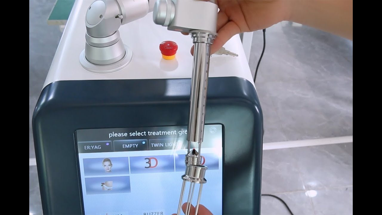 Laser Pimple Scar Removal--How to Install CO2 Fractional Laser within 2 Minutes?