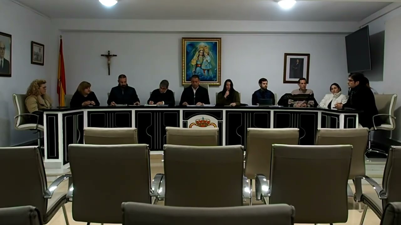 Pleno Extraordinario del Ayuntamiento de Tíjola de 1 de Diciembre de 2025.