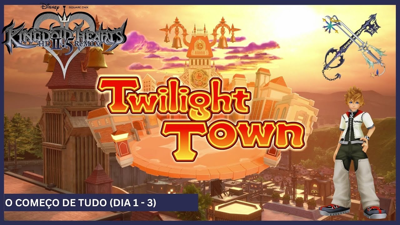O MISTÉRIO DE ROXAS! 😱 KINGDOM HEARTS HD 2.5 ReMix - O Começo de Tudo (Dias 1-3)