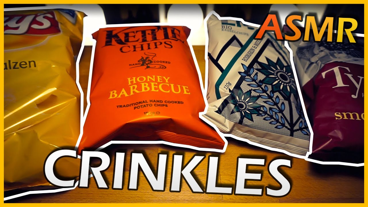 ASMR • Chips Bags Crinkles • Very Crackly & Crinkly (NO TALKING)