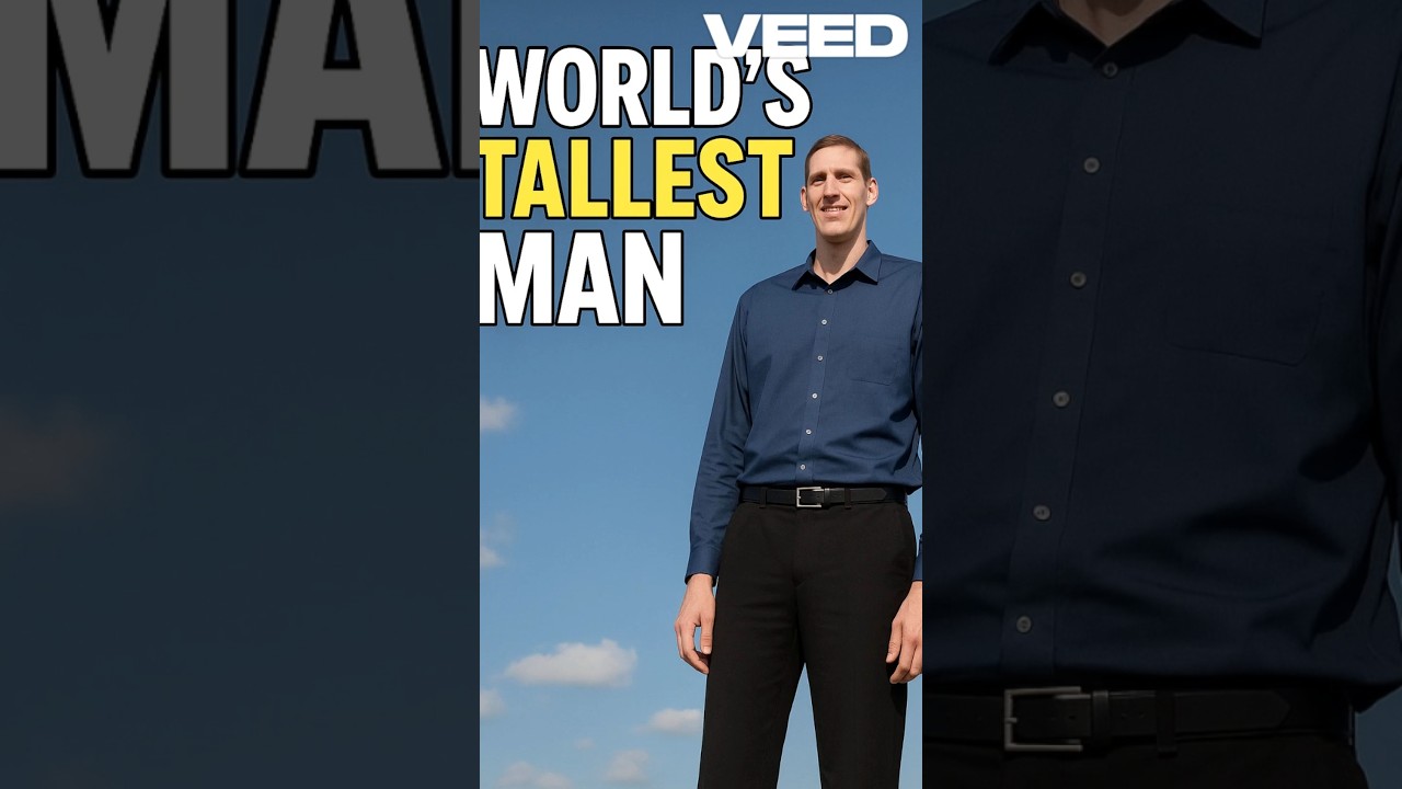 🌍 World&rsquo;s Tallest Man vs Average Human! 😱 | Smart5Moves #facts
