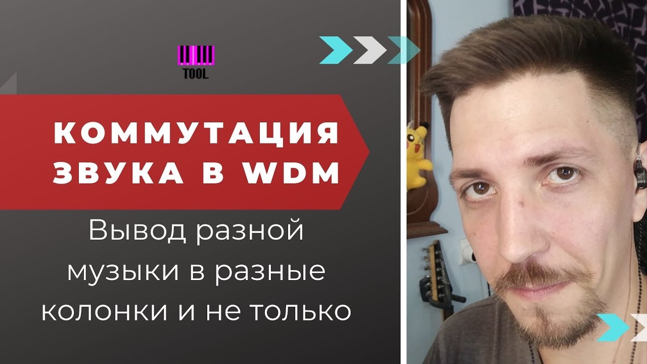 Коммутация в WDM. Вывод звука на разные колонки и отправка звука в Skype.
