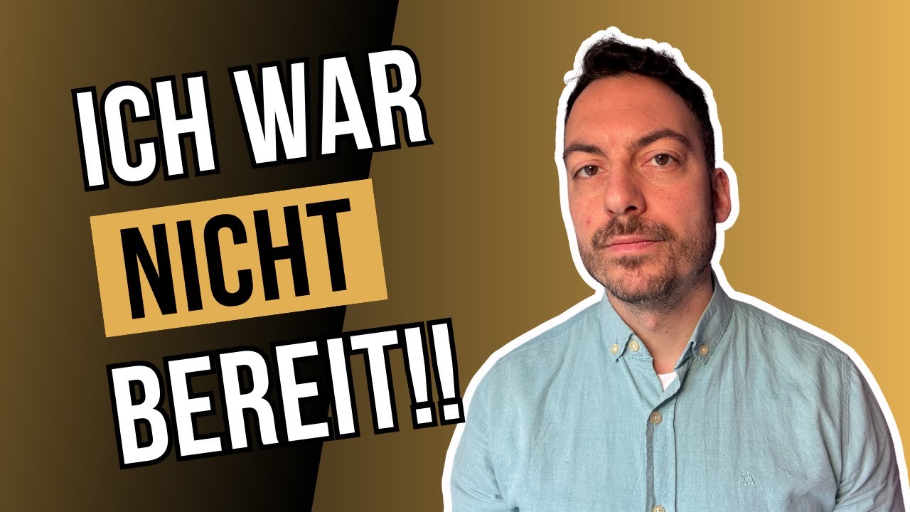 Ich war nicht bereit! Ehrlich, Transparent und Emotional