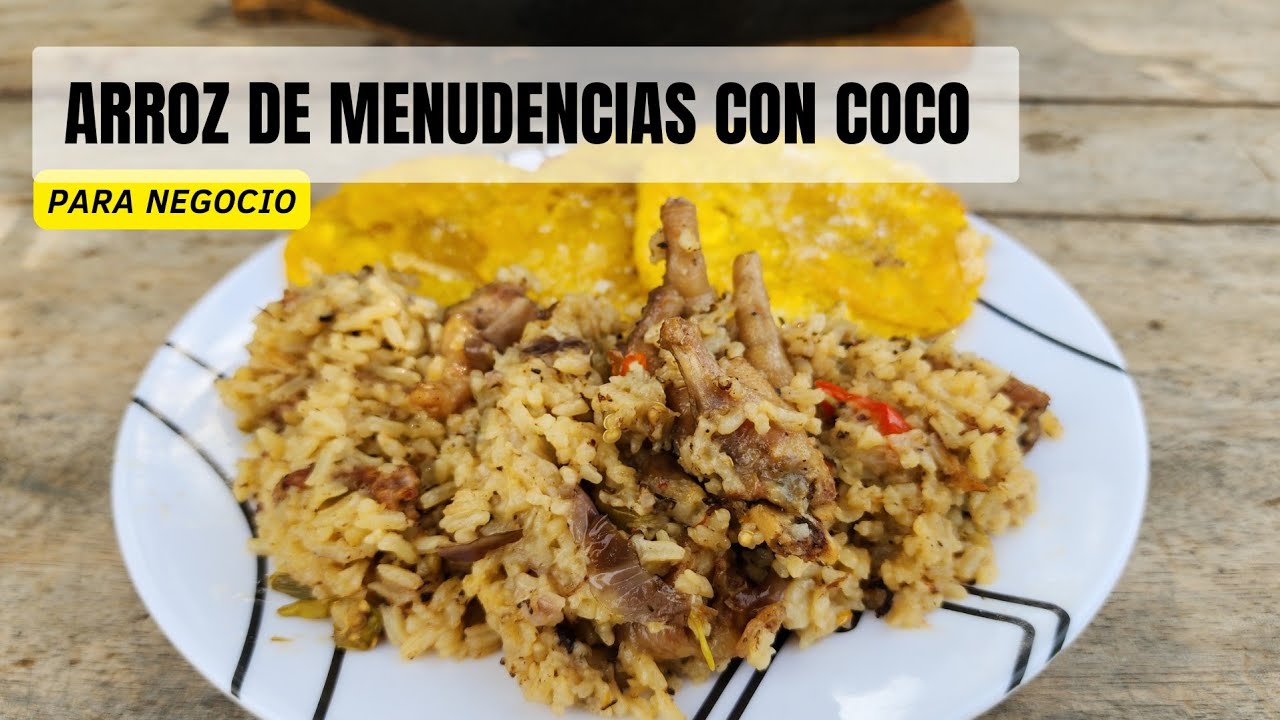 RECETA DE ARROZ ESPECIAL CON MENUDENCIAS - ARROZ DE MENUDENCIAS CON COCO - ARROZ CON MENUDENCIAS ❤️
