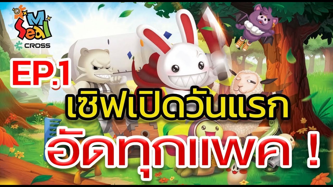 Seal m on cross Day 1 เริ่มมมม ! ยัดทุกแพค