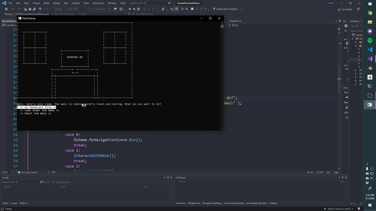 Intro to C#: 30 - Adventure Game Architecture Walkthrough