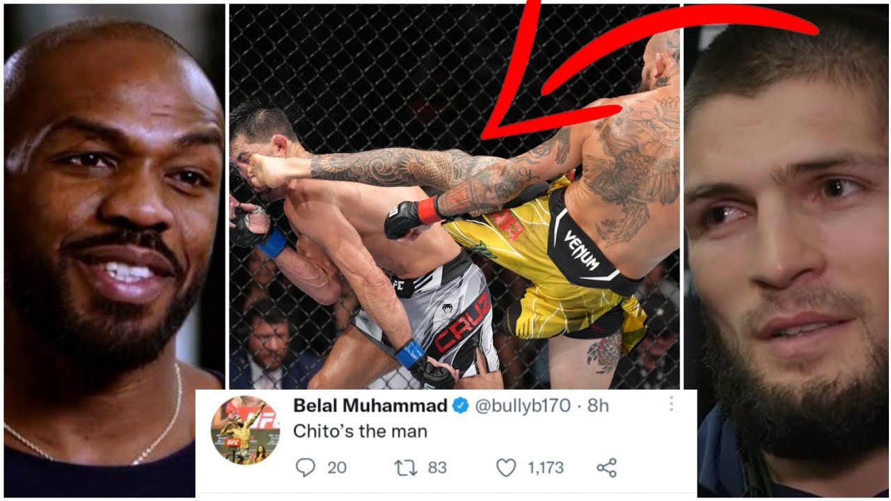 FIGHTERS REACT TO CHITO VERA DESTROYING! DOMINIC CRUZ WITH DEADLY KICK UFC SAN DIEGO /VERA REACTIONS