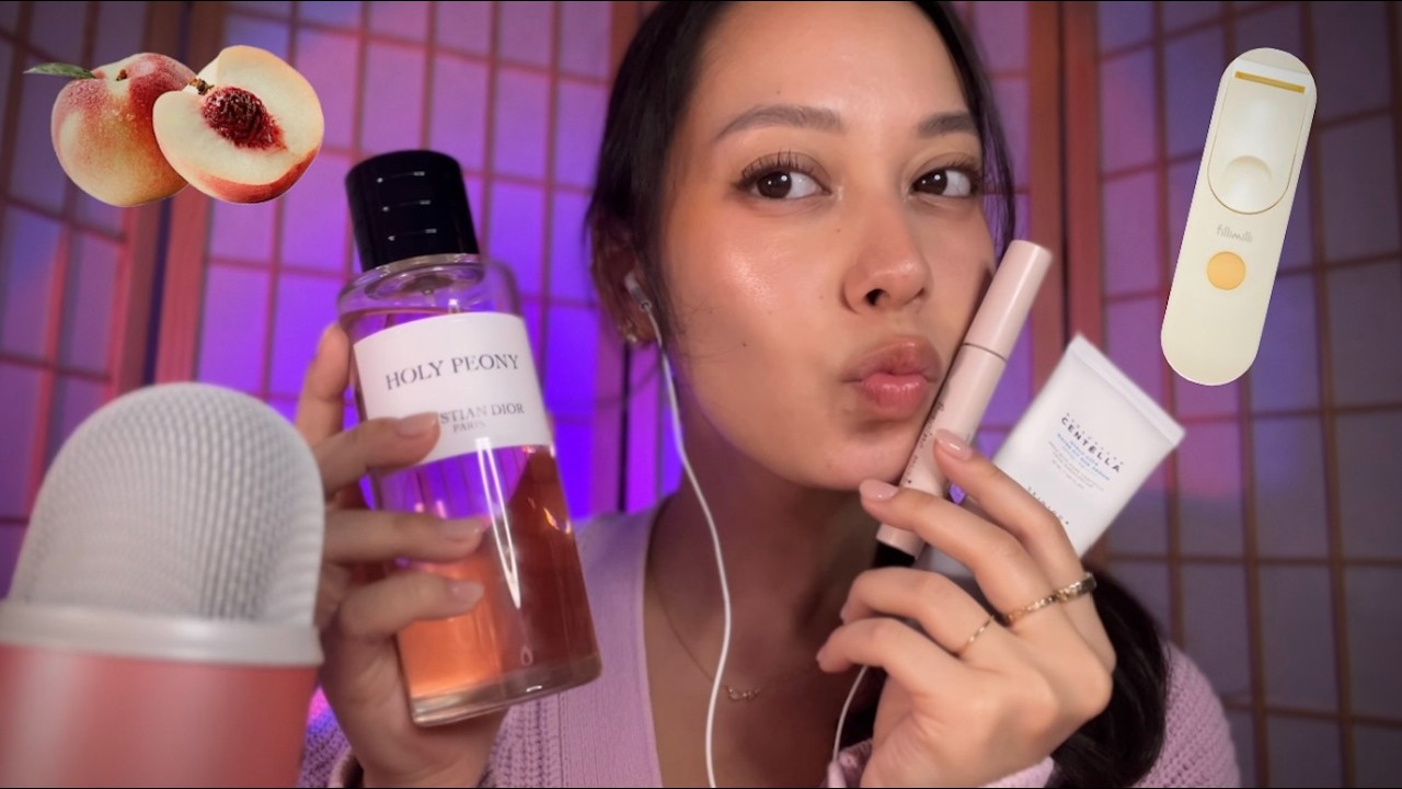 ASMR my 2025 favorites 💜✨ (clicky, up-close ear-to-ear whispering)