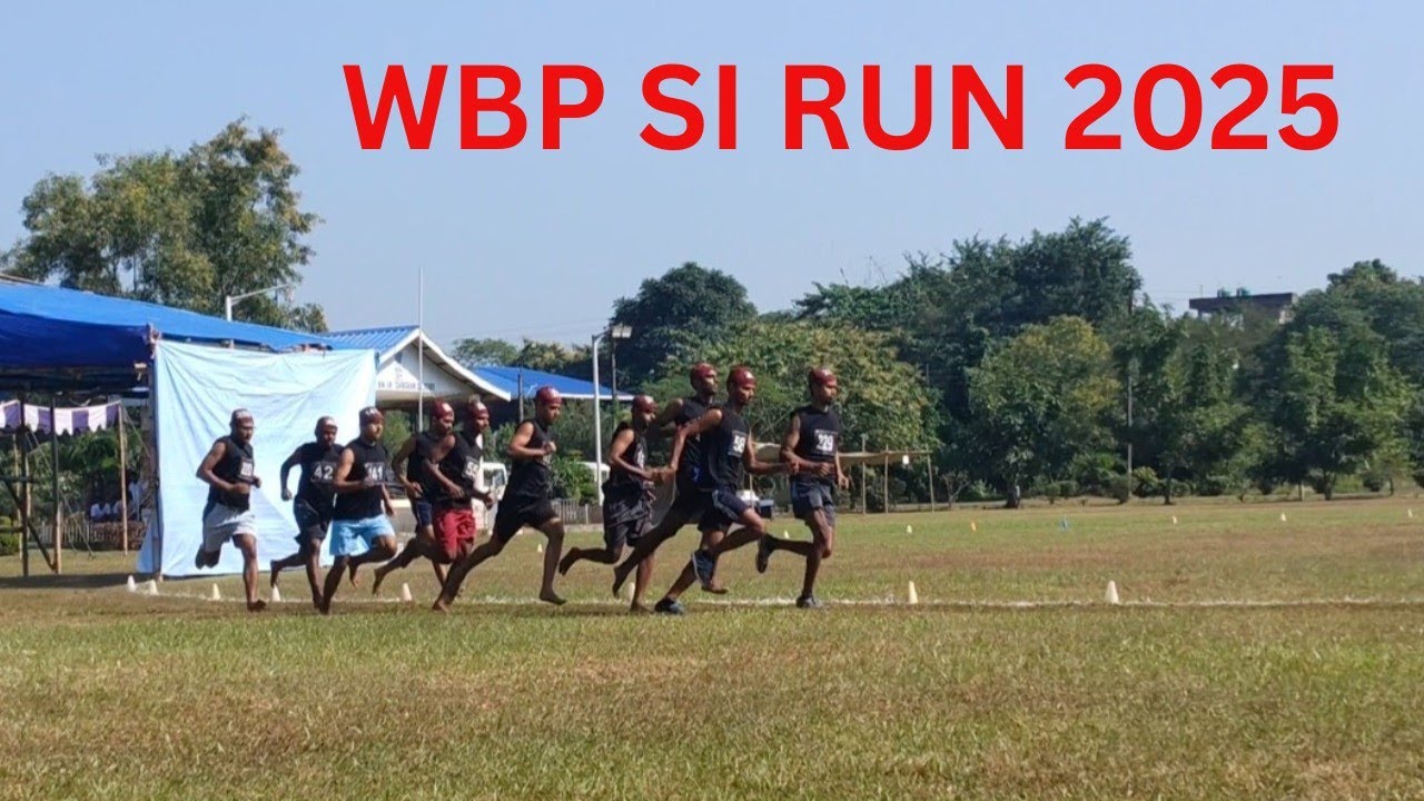 WBP SI RUN ওয়েস্ট বেঙ্গল পুলিশ এসআই রান West Bengal police SI Run 2025 17/10/2025#wbp #si #kp #Run
