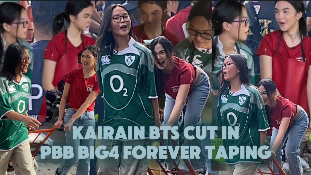 KaiRain behind the scene cut in PBB Big 4 Forever Taping in Bulacan | January 13, 2025