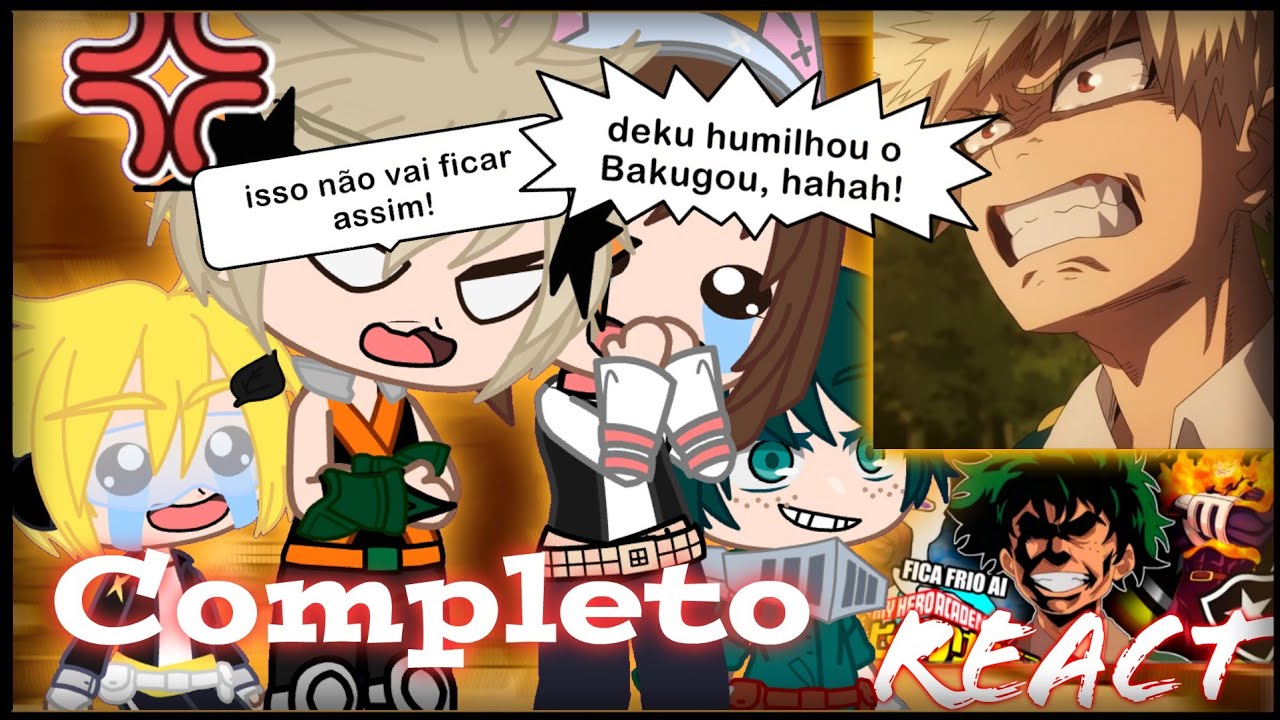 {COMPLETO} BNHA React BOKU NO HERO  E O CURSO DE HEROI #2 | TsukiUyara | React Completo]