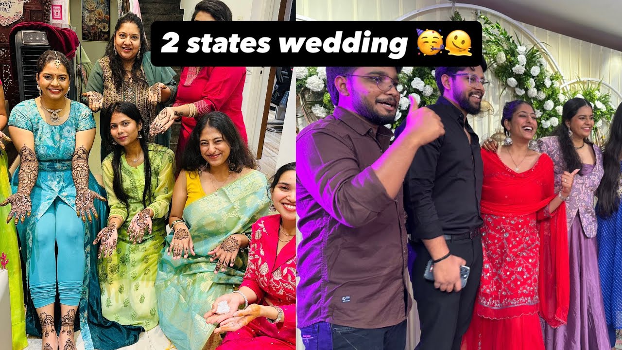 2 states wedding series🧿 || Mehandi & Sangeet💚