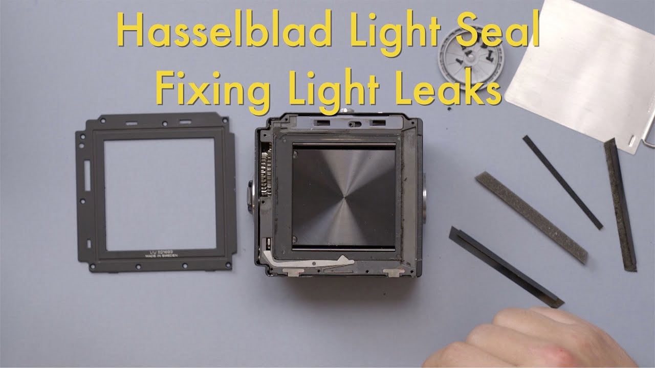 Уплотнители Hasselblad Light, устранение утечек света || Как это сделать
