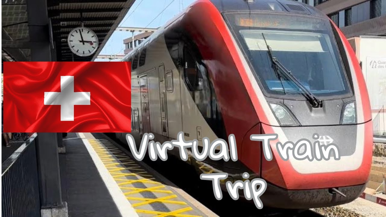 🚆 Geneva to Lausanne: A Scenic Train Adventure! 🇨🇭🌍 Swiss Train | Part 01