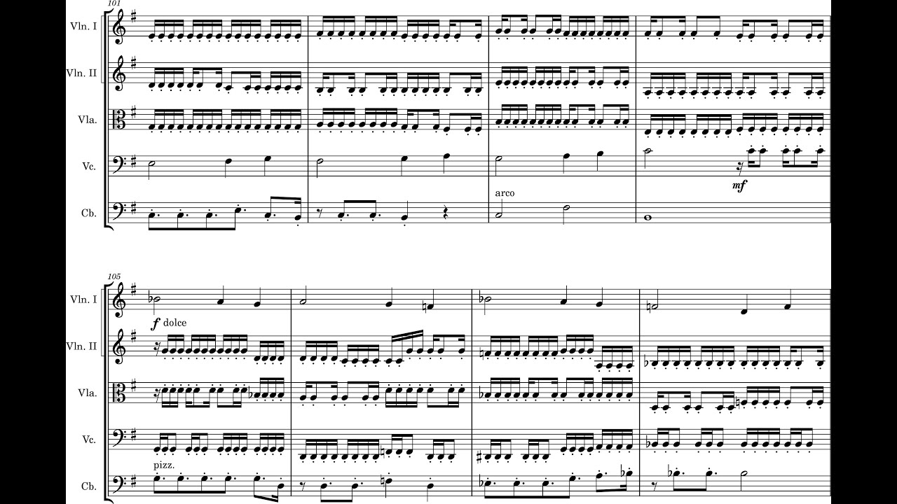 Croptal - Variations for String Orchestra (2022) [Score-Video]