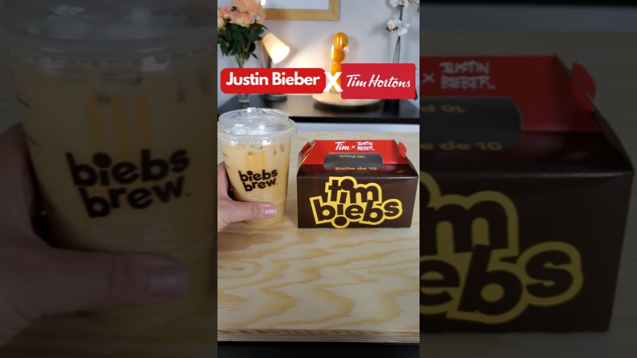 Justin Bieber's coffee ☕ and donuts 🍩