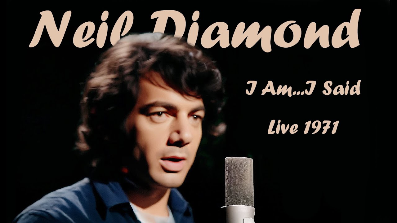 Neil Diamond - I Am...I Said (colorized and restored clip from 1971)