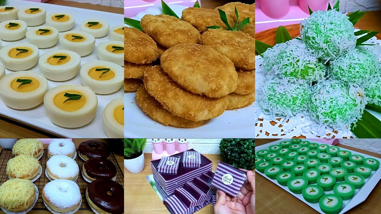 LEZAT‼️6 RESEP KUE BASAH TERFAVORIT - JAJANAN PASAR YANG ENAK DAN LEGIT