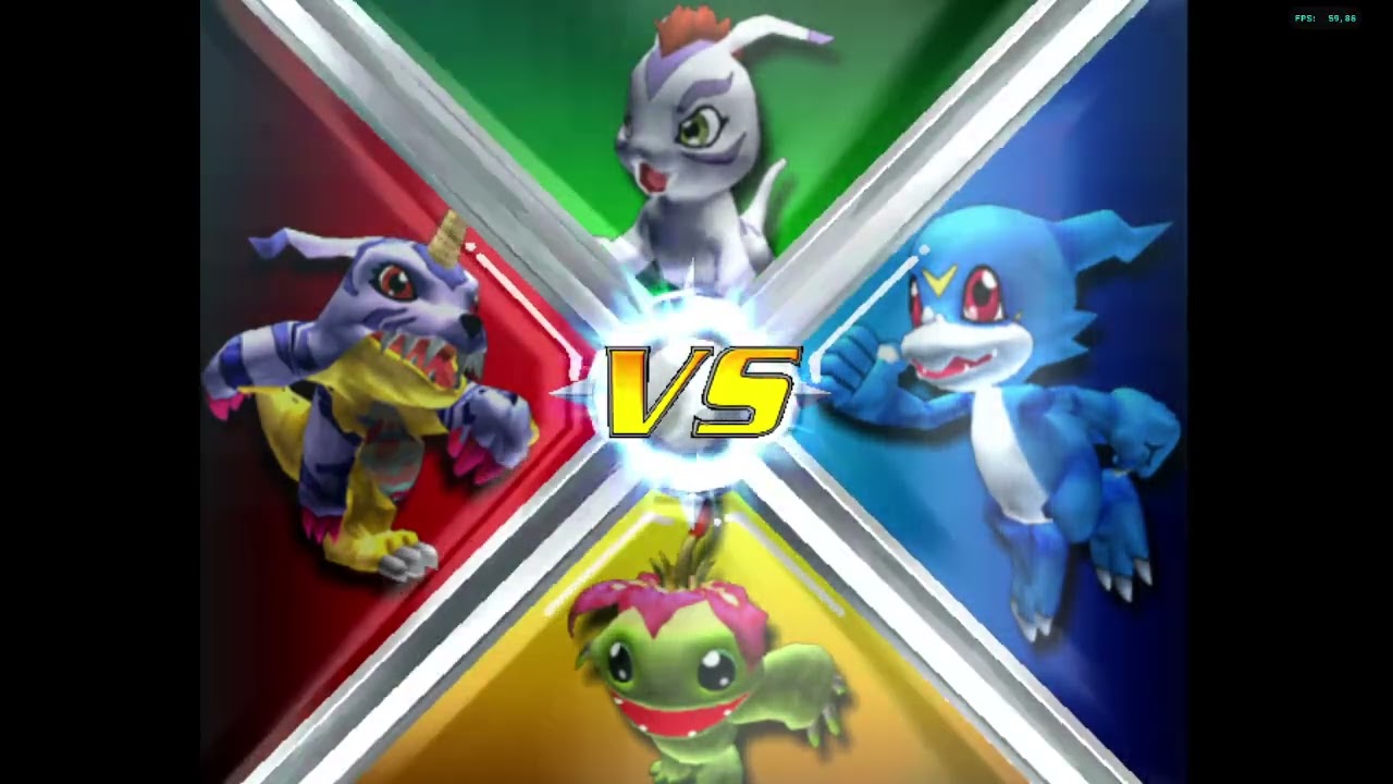 Digimon Battle Chronicle (DRA2 JP Version)- SinglePlayer Mode - Gabumon Gameplay