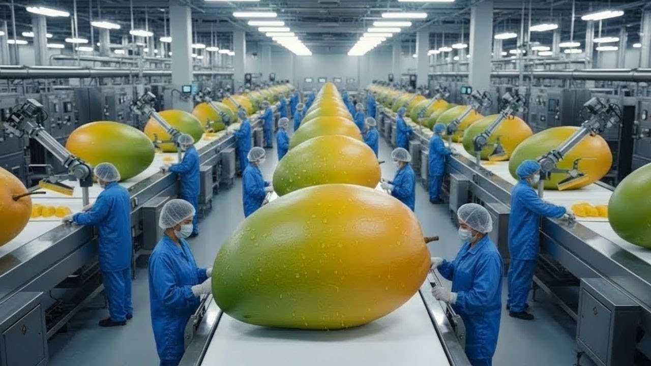 Dentro de una moderna planta de procesamiento de mango: del campo a irresistibles rodajas