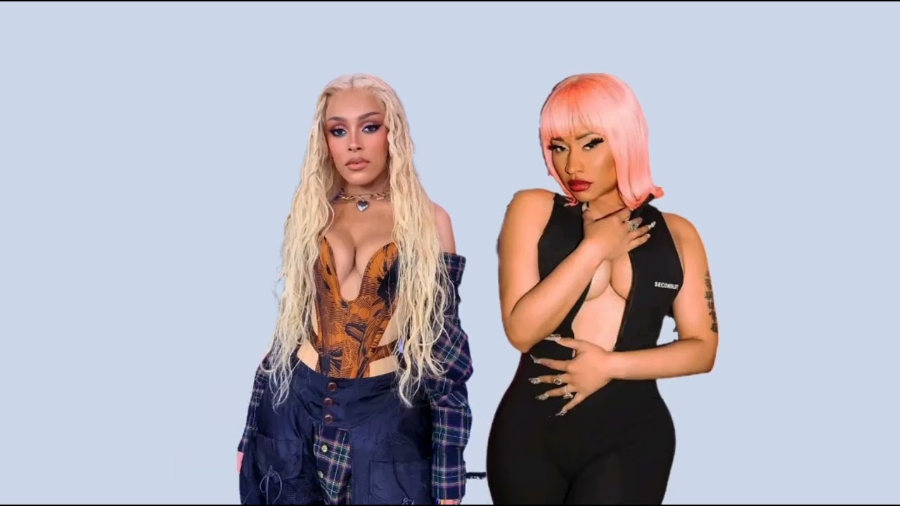Doja Cat ft.  Nicki Minaj - BOOM (Officiai Lyrics Video)