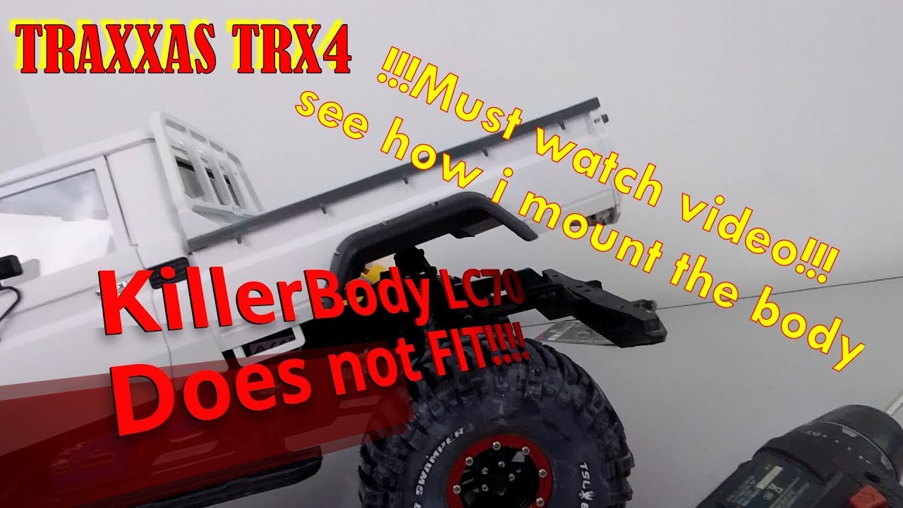 Traxxas TRX4 | KillerBody LC70 Body Build (YaiRC)