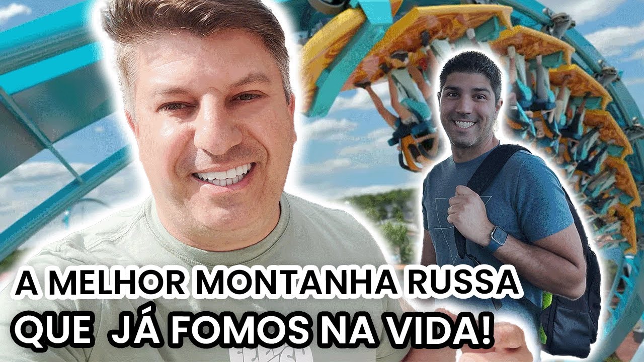 Adrenalina Total: Fui em Pé na Melhor Montanha Russa de Orlando - SeaWorld!