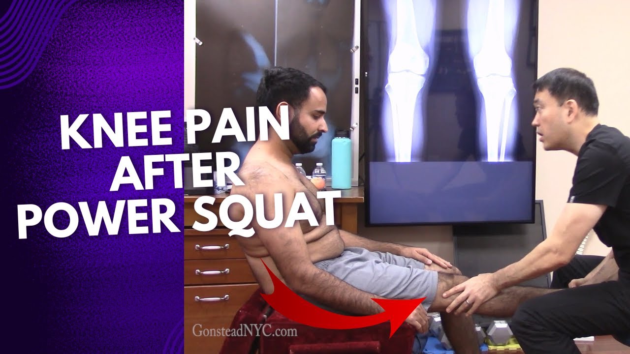 Knee Pain after Power Squat Gone Wrong HELPED by Dr Suh Gonstead