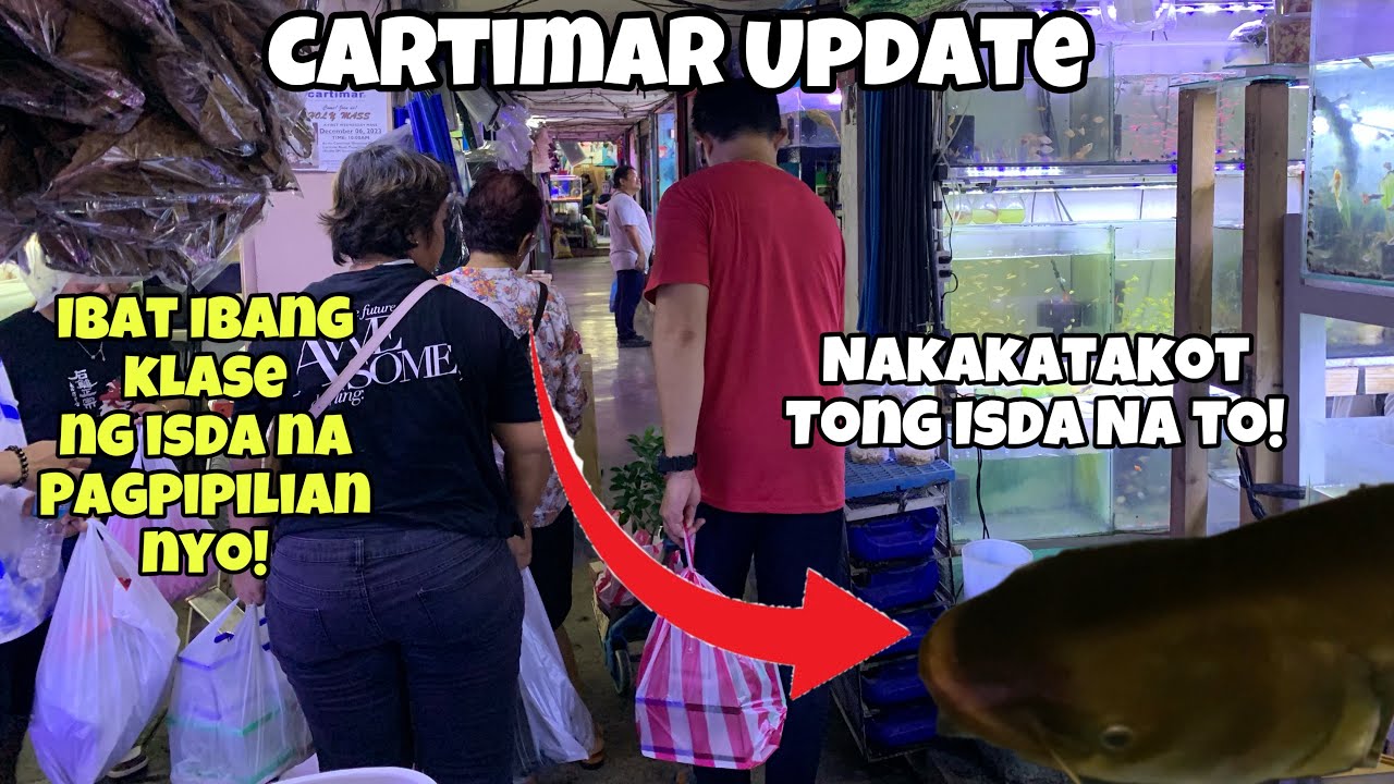 CARTIMAR LATEST FISH UPDATE:Ibat ibang Klase ng Isda Na Pwede Nyung Pagpilian!WEIRD NA ISDA😱