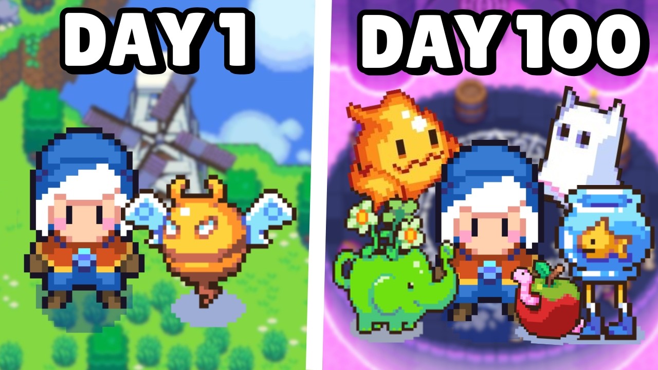 I Played 100 days in Moonstone Island