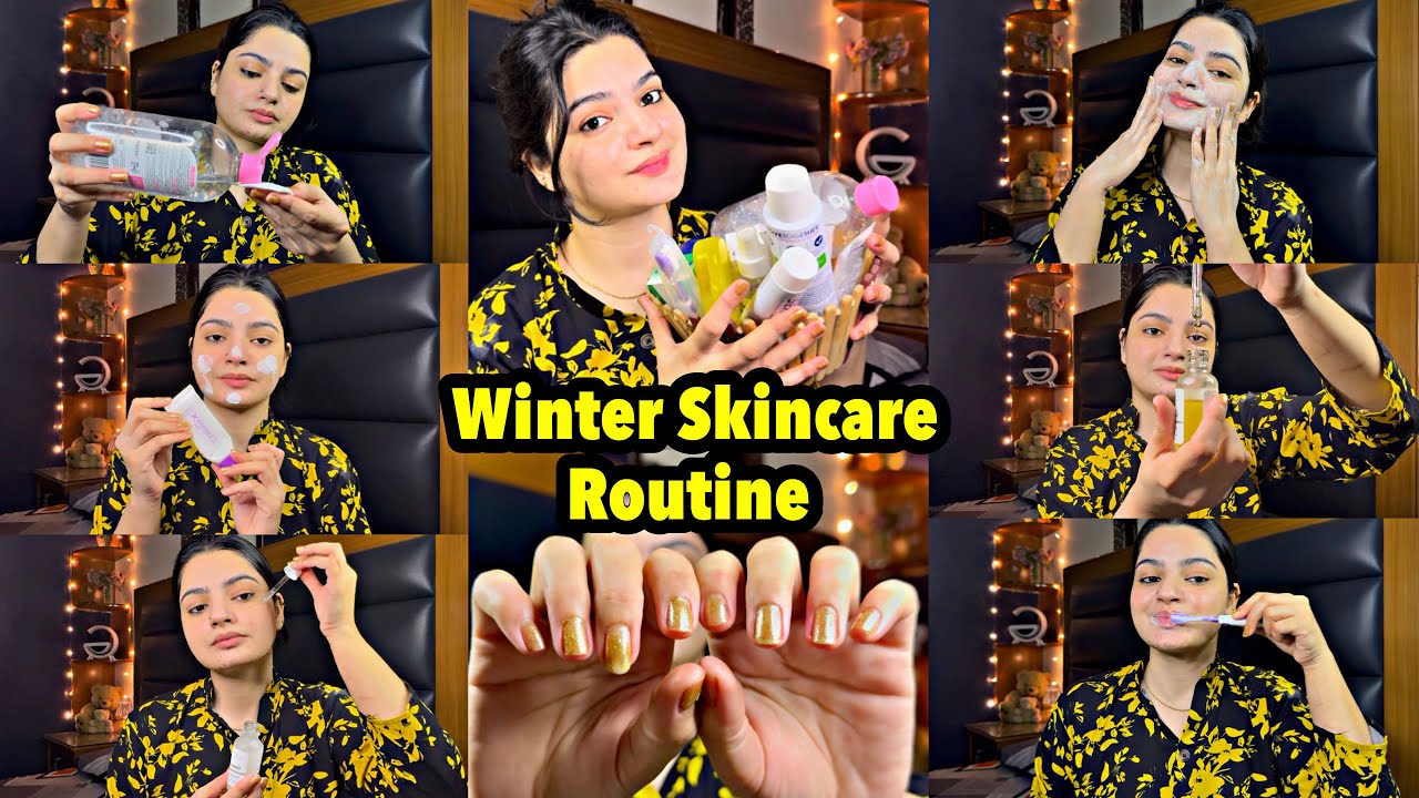 🌙 Winter Night Skincare Routine | Get Ready With Me for Glowing Skin ✨  