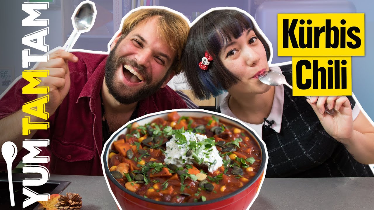 Chili sin Carne I Vegetarisches Chili mit Kürbis