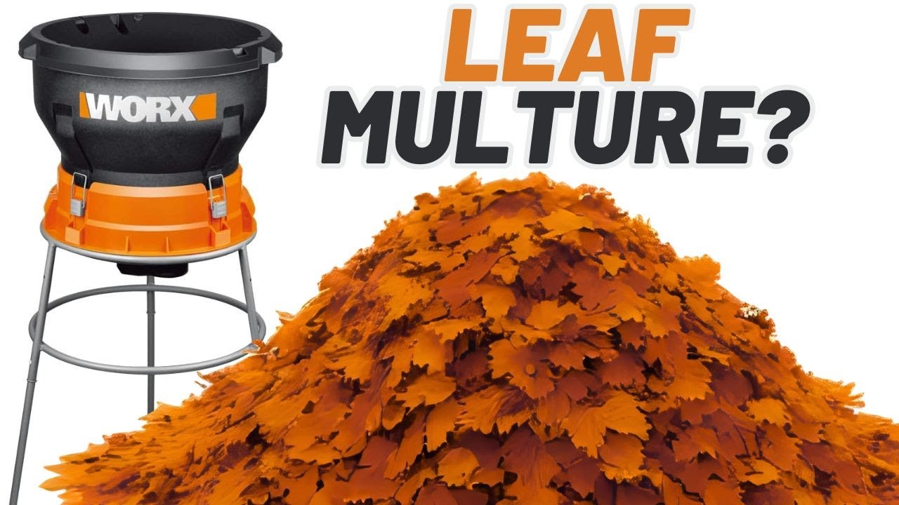 WORX WG430 Leaf Mulcher Review | How to Turn Fall Leaves Into Compost FAST (Aerobin 400 Upgrade)