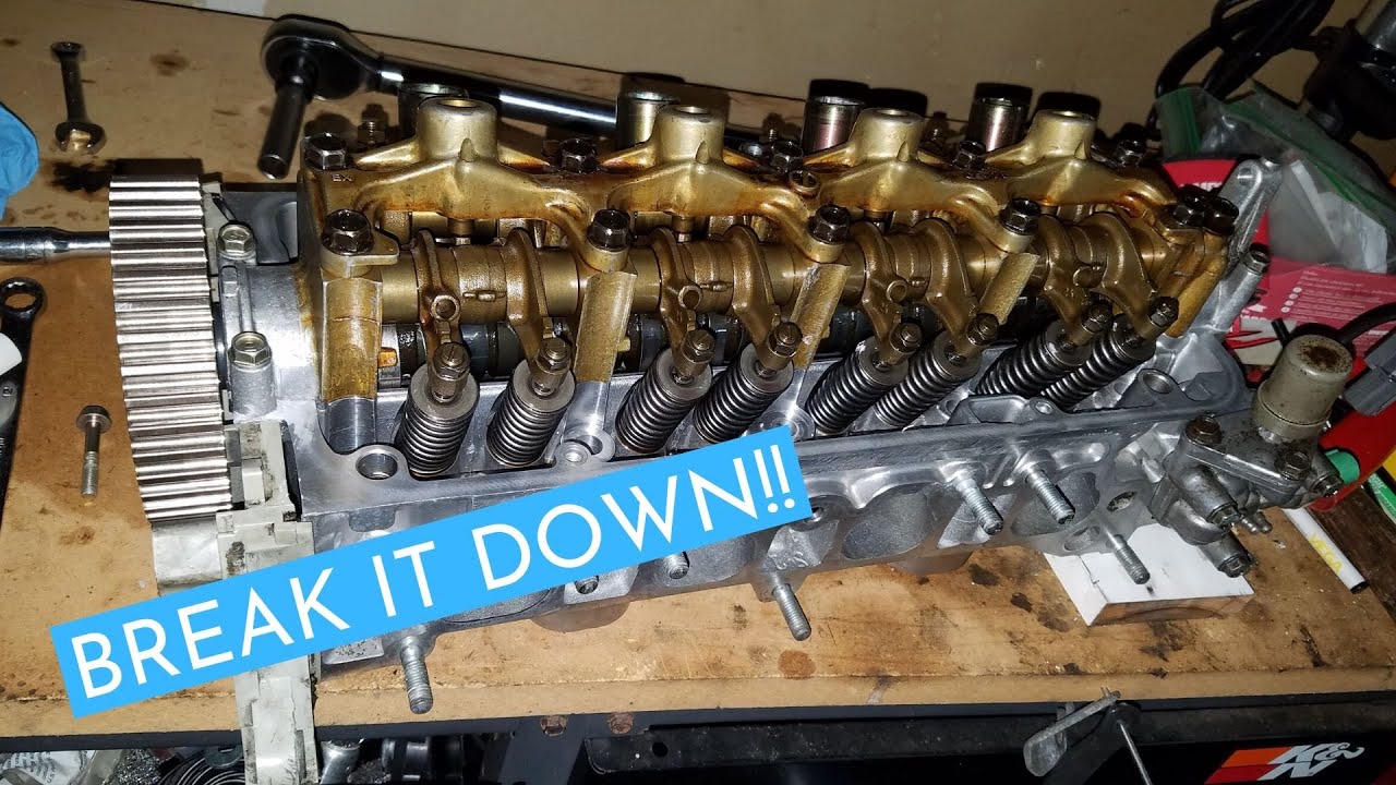 Getting the head ready for the machine shop || Tearing down a D16Y8 head