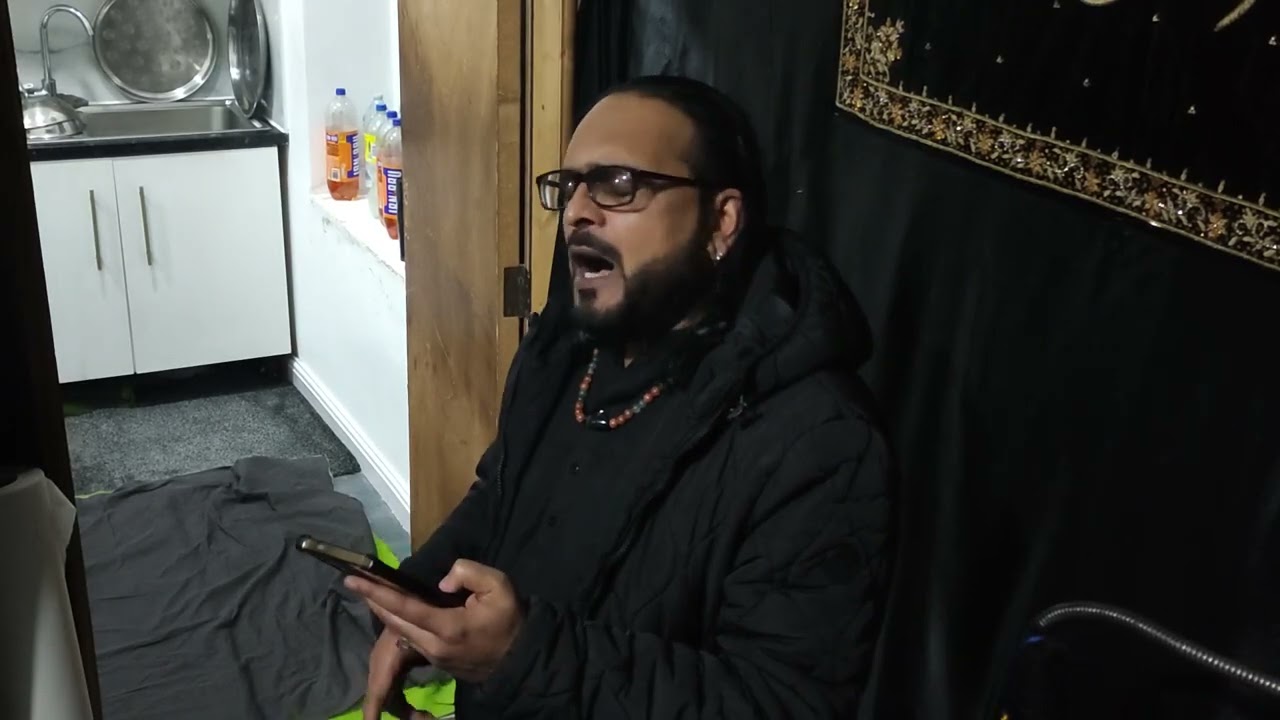 Shab e Jumma Namaz e Matam 19 Rajab al Murajab 1447h  Noha by Zakir Sain Imran @ SIC  Blackburn 