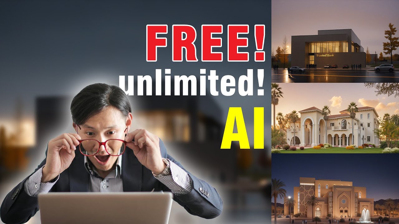 How to Get Unlimited AI Renders for FREE | ArchViz Secret Revealed!