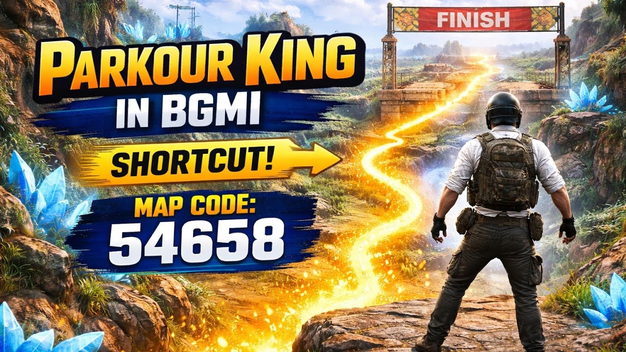 Bgmi Wow Mode || Parkour || Map code : 54658 #bgmi #parkour #wowmodebgmi 