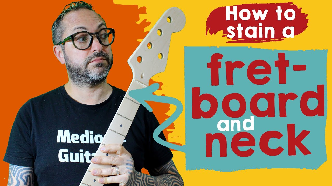 Профессиональные методы окрашивания грифа гитары для начинающих