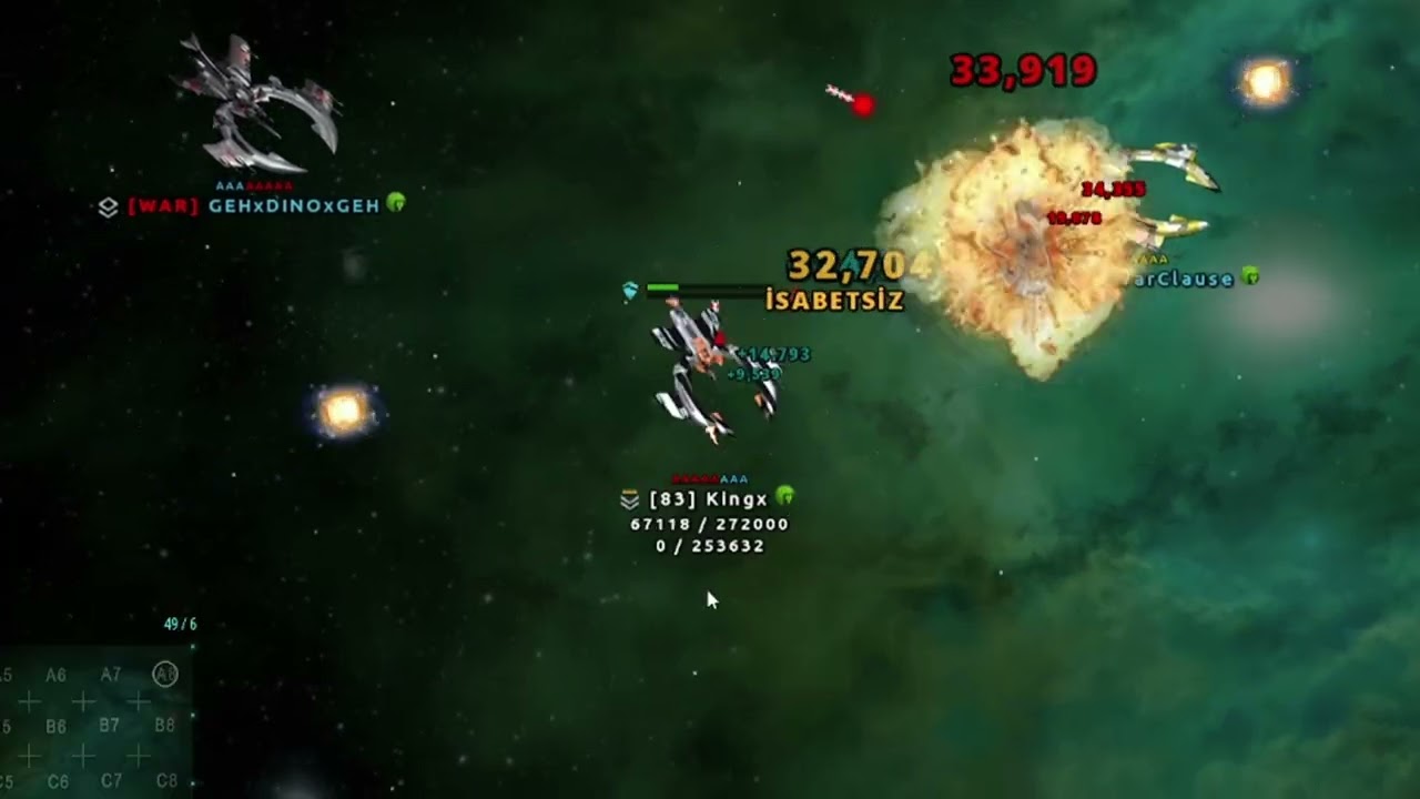 Waruniverse Brusk Vs War Clans #waruniverse #darkorbit